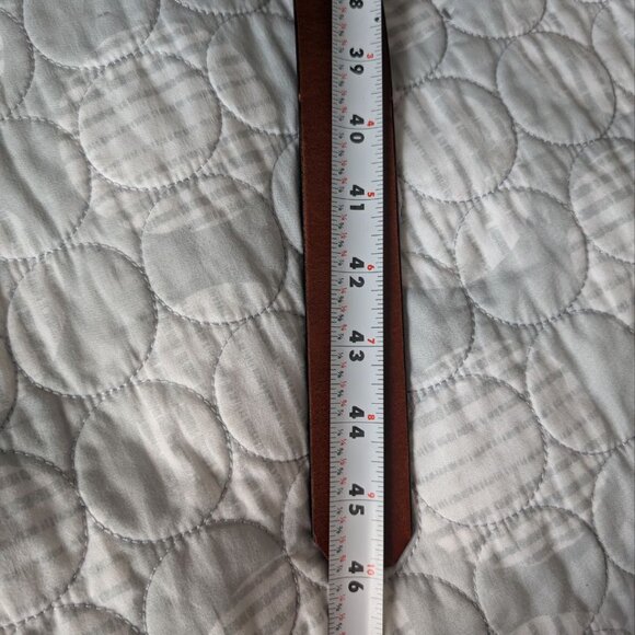 Fossil Hex Buckle Brown Belt 1223 Size XL main image 13